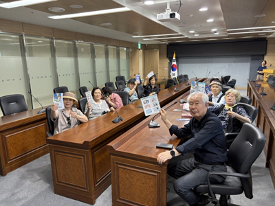 운정2동 실버경찰대, 감염병 예방 교육  기사 이미지