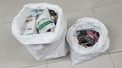 조리읍 행복마을관리소, ‘찾아가는 폐건전지·폐의약품 수거 서비스’ 성공적 완료 기사 이미지