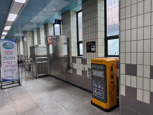 장애인 전동보장구 급속충전기 대곡역 추가 설치 기사 이미지