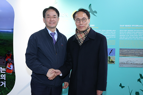 한강유역환경청장과 장항습지 현안 논의 기사 이미지