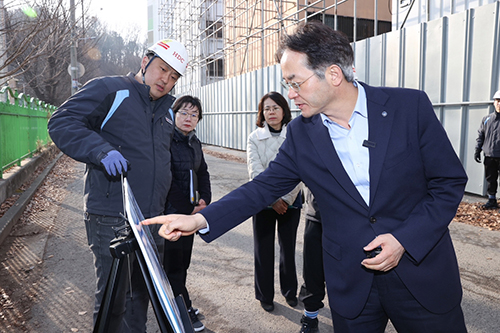 학부모와 함께 능곡 재개발 지역 통학로 현장 점검 기사 이미지