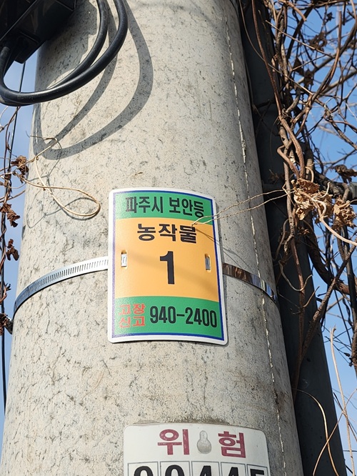 파주시, 농작물 피해 대응 위한 ‘스마트 원격 점멸기’ 도입 기사 이미지