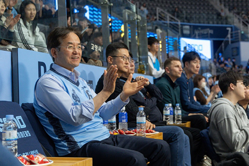  6강 PO 진출 ‘고양 소노 스카이거너스’에 축전 전달 기사 이미지