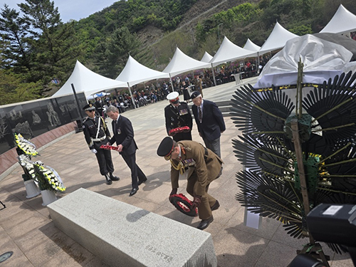 파주시, 설마리 임진강 전투 75주기 추모식 거행 기사 이미지