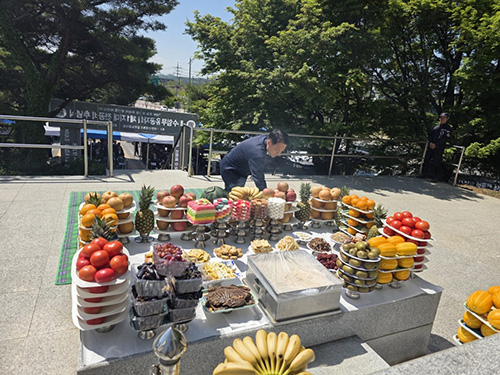 특수임무 제1지대 전공비 추모식 기사 이미지