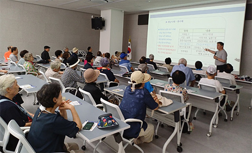 운정3동, 노인일자리 참여자 대상 폭염 등 재난안전 교육 기사 이미지