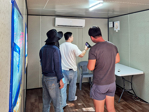 파주도시공사, 물놀이장 불법촬영 합동점검 파주경찰서와 전문 탐지장비 활용... 기사 이미지