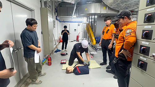 파주도시공사, GTX-A 운정중앙역 환승센터 합동소방훈련 기사 이미지